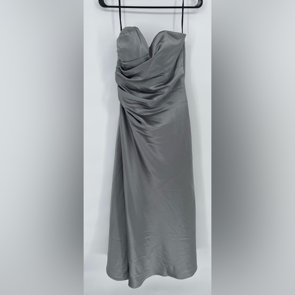 WTOO strapless metallic evening dress size 8 - Picture 4 of 10